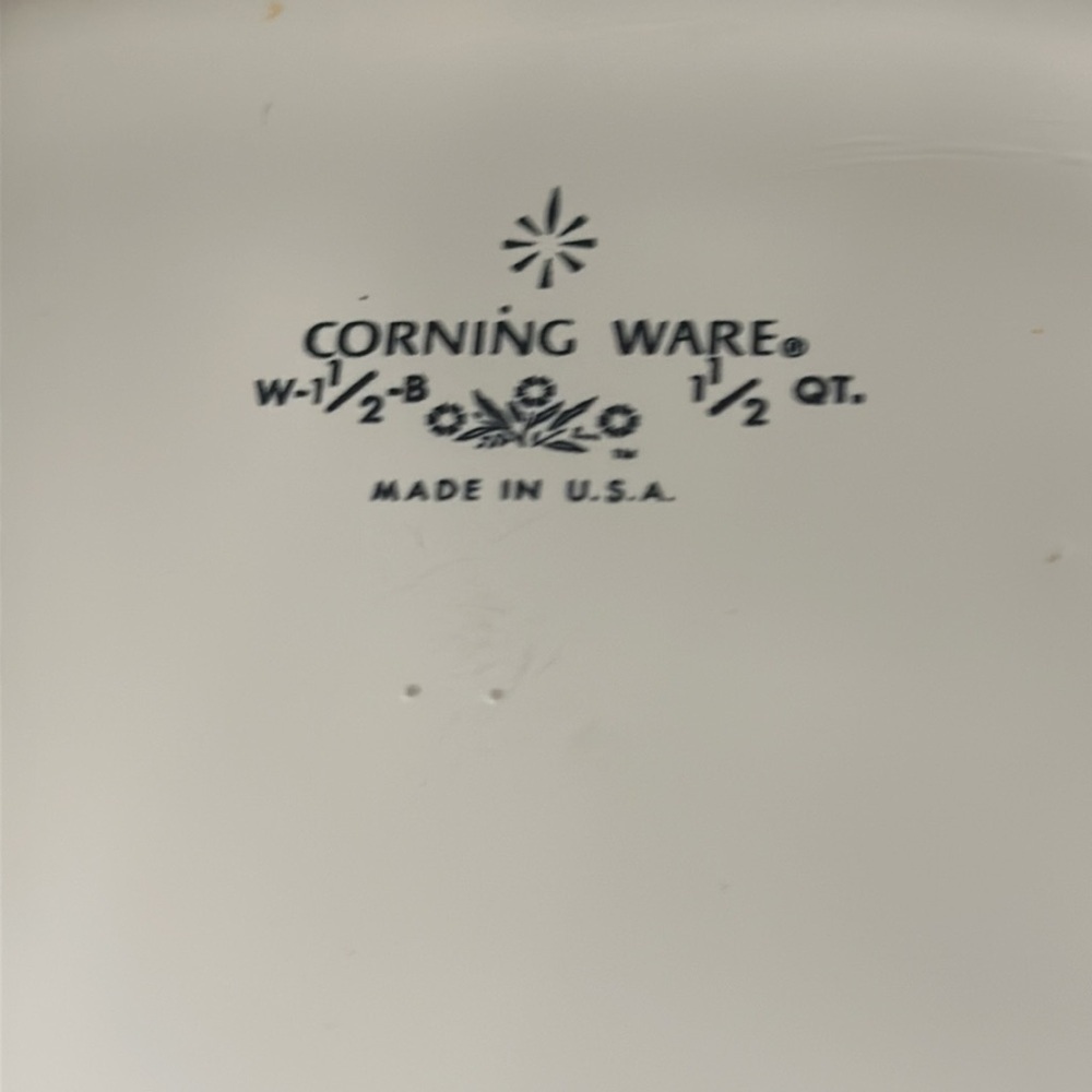 Vintage Corning Ware Wheat Stalk Design Bakeware Dish - Picture 4 of 4